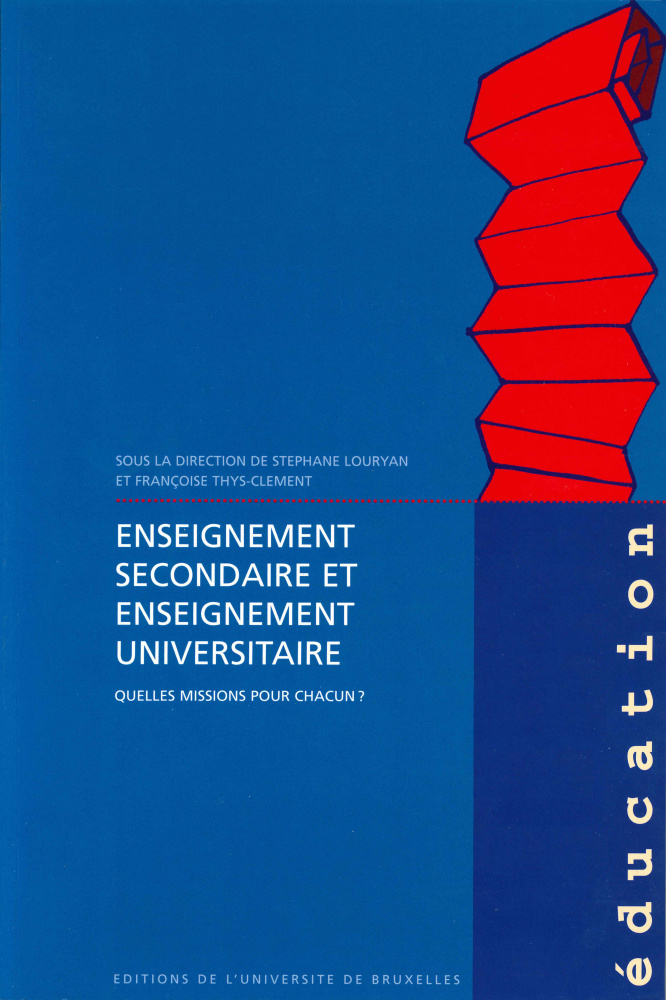 Enseignement secondaire et enseignement universitaire