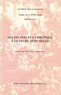 Les savants et la politique à la fin du XVIIIe siècle
